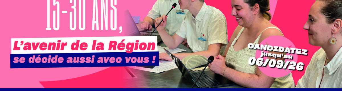 Devenez membres du Conseil Régional de la Jeunesse (CRJ)  !