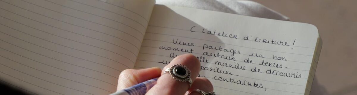 atelier d’écriture