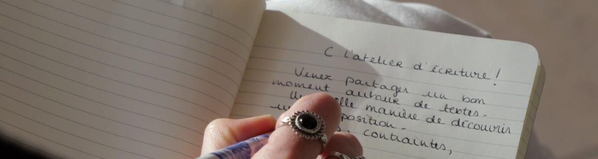 atelier d’écriture
