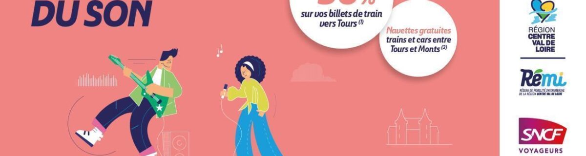 Tours – Des navettes gratuites (train et car) pour se rendre au Festival Terres du Son