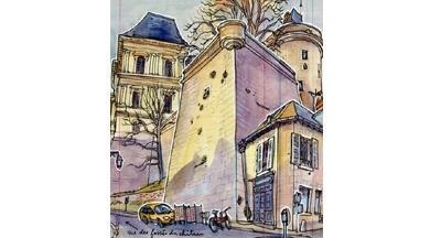 Blois – Rencontre avec le carnettiste Lapin